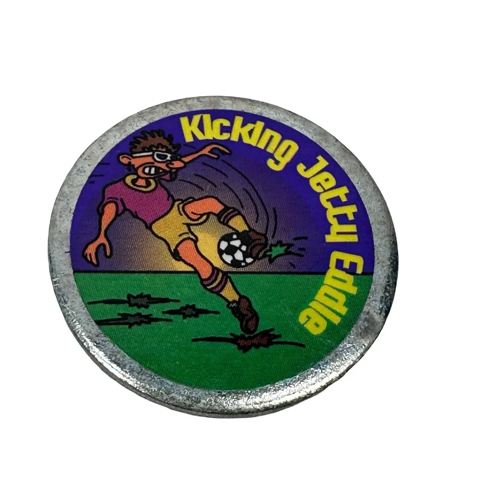 Vintage Jetty Eddie Metal Slammer Pogs Lot of‎ 8 90s Retro Sports Games Slams